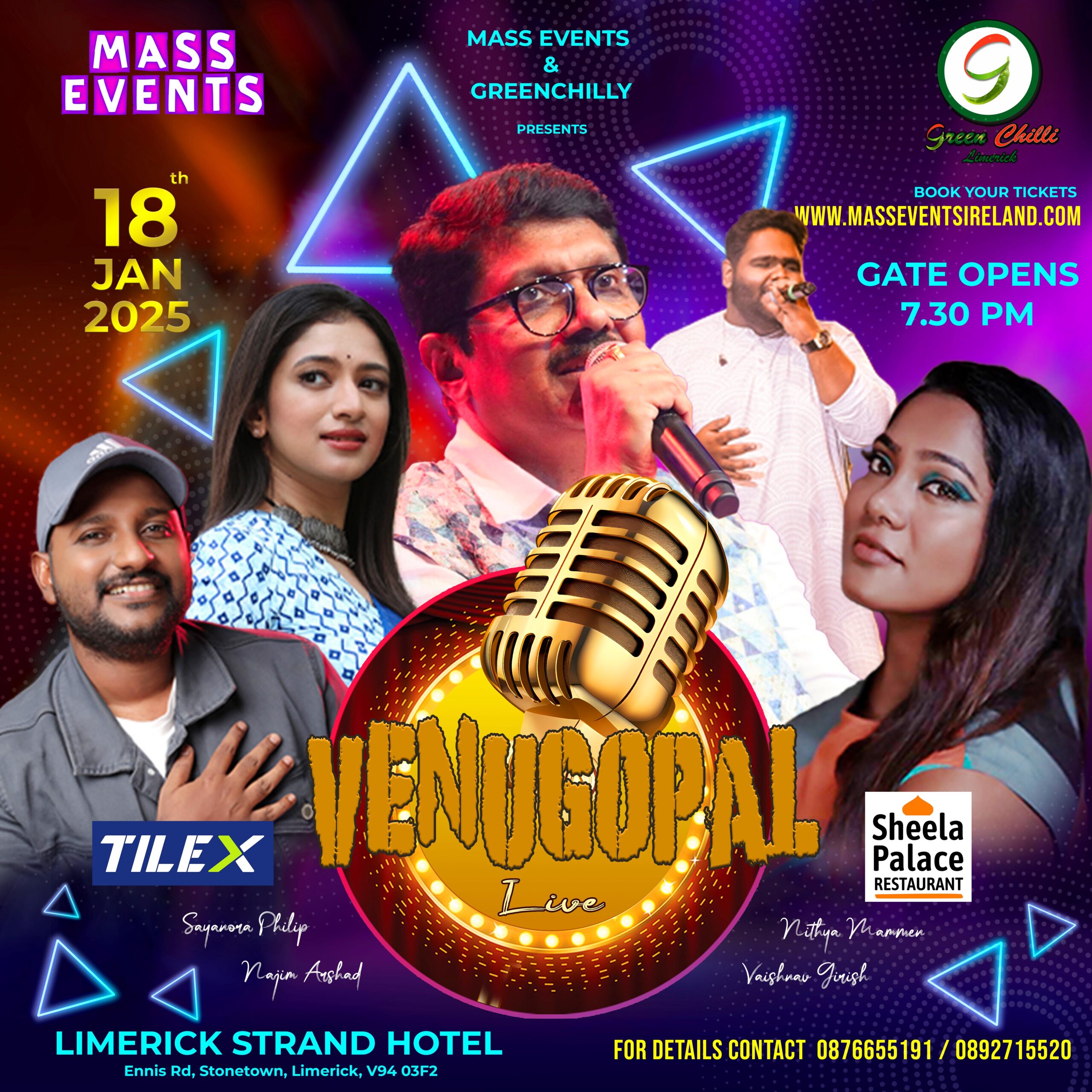 Venugopal Live In Concert - Limerick